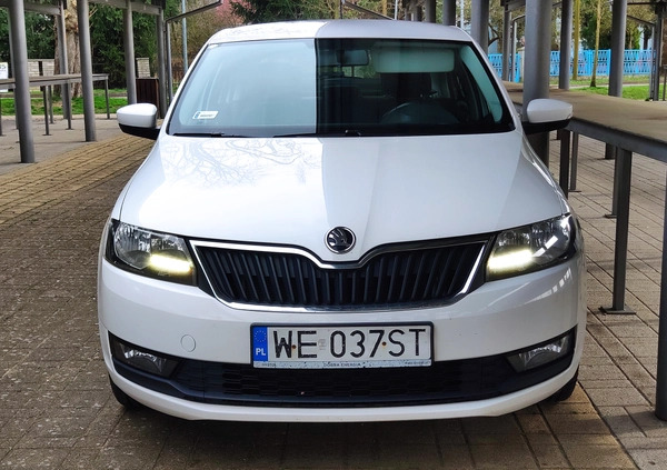 Skoda RAPID cena 32900 przebieg: 173600, rok produkcji 2018 z Sieraków małe 277